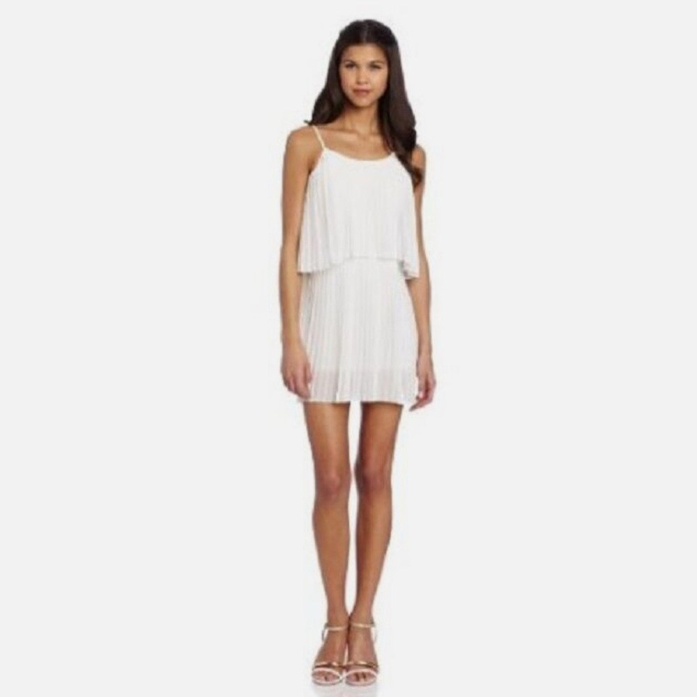 Tommy Girl by Tommy Hilfiger Pleated Tiered Dress in Pristine Sz: L